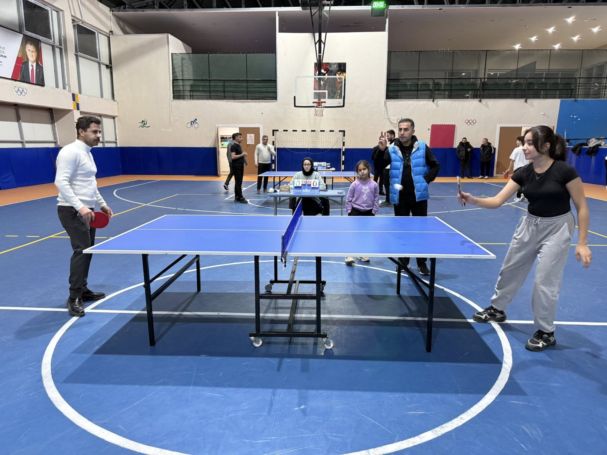 Çiçekdağı’nda Masa Tenisi Heyecanı Yaşandı3