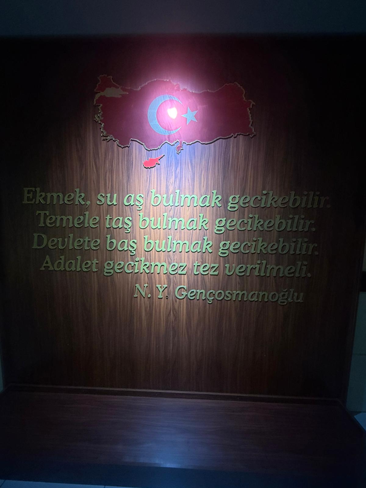 Kırşehir Adliyesi’nde Şehitler Unutulmadı 1