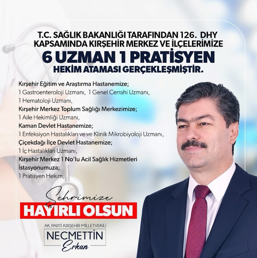 Kırşehir’de Sağlık Kadroları Genişliyor