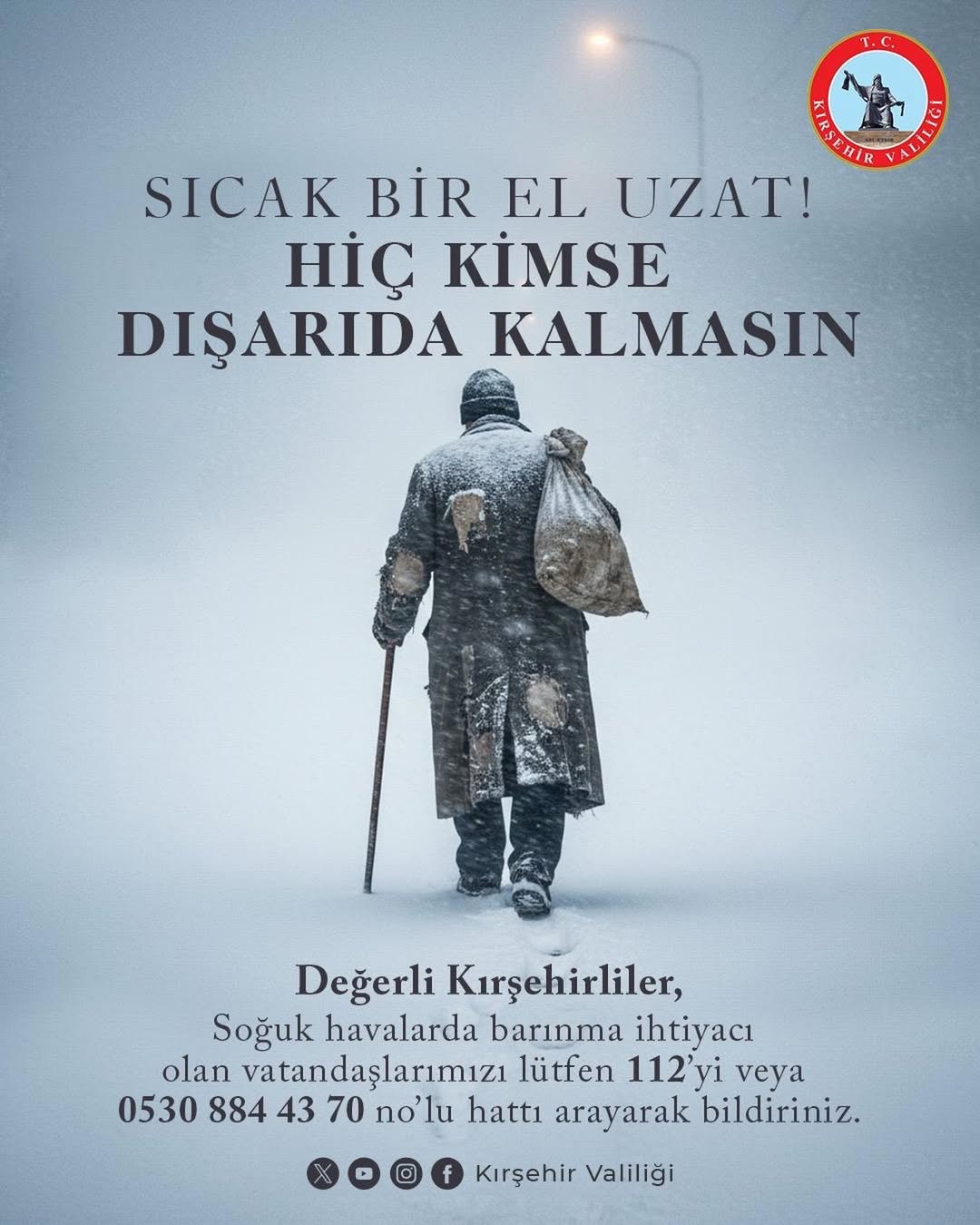 Kırşehir’de Soğuk Gecelerde Kimse Yalnız Değil