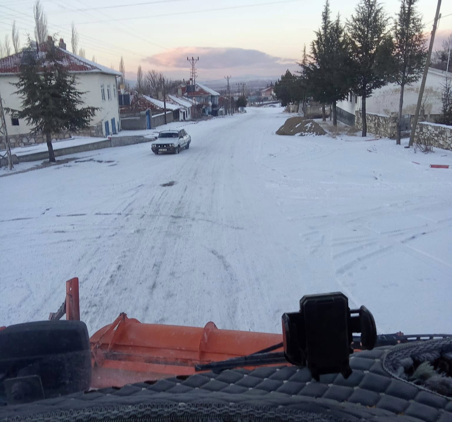 Köy Yollarında Ekipler Sahada, Ulaşım Için Seferberlik2