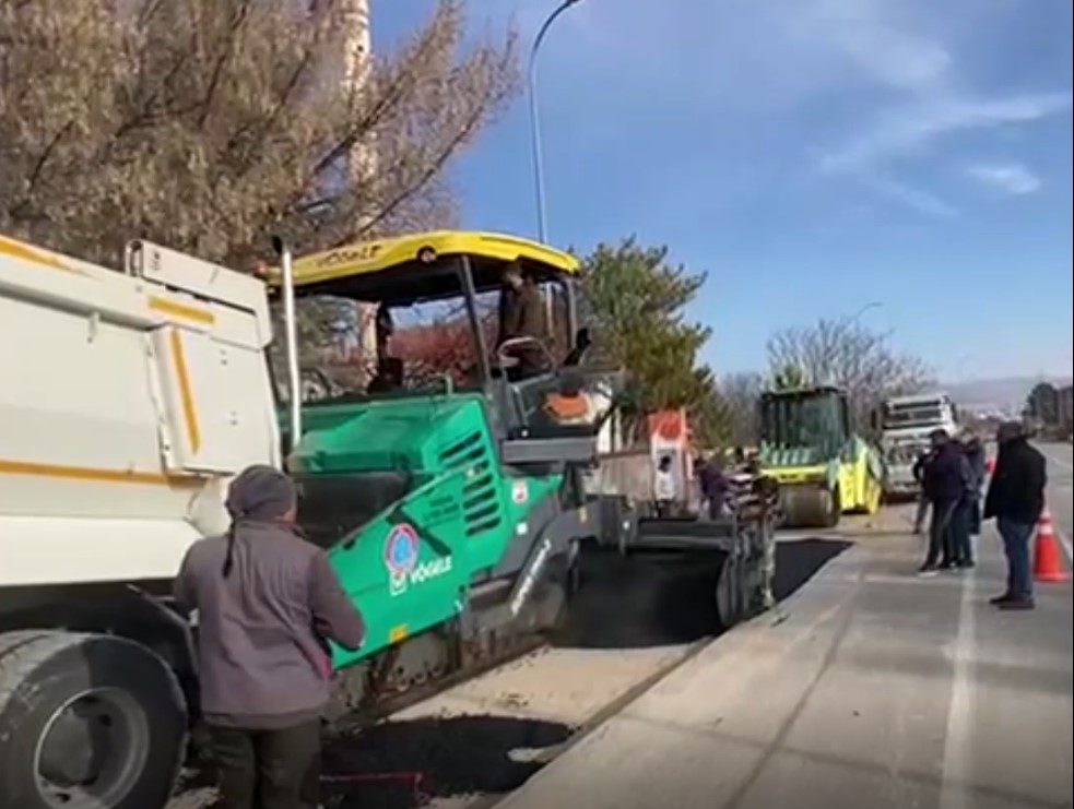 Sürücü Eğitim Alanında Bin 400 Metrekarelik Yol Çalışması Tamamlandı (9)