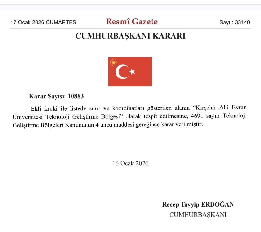 Cumhurbaşkanı Kararı