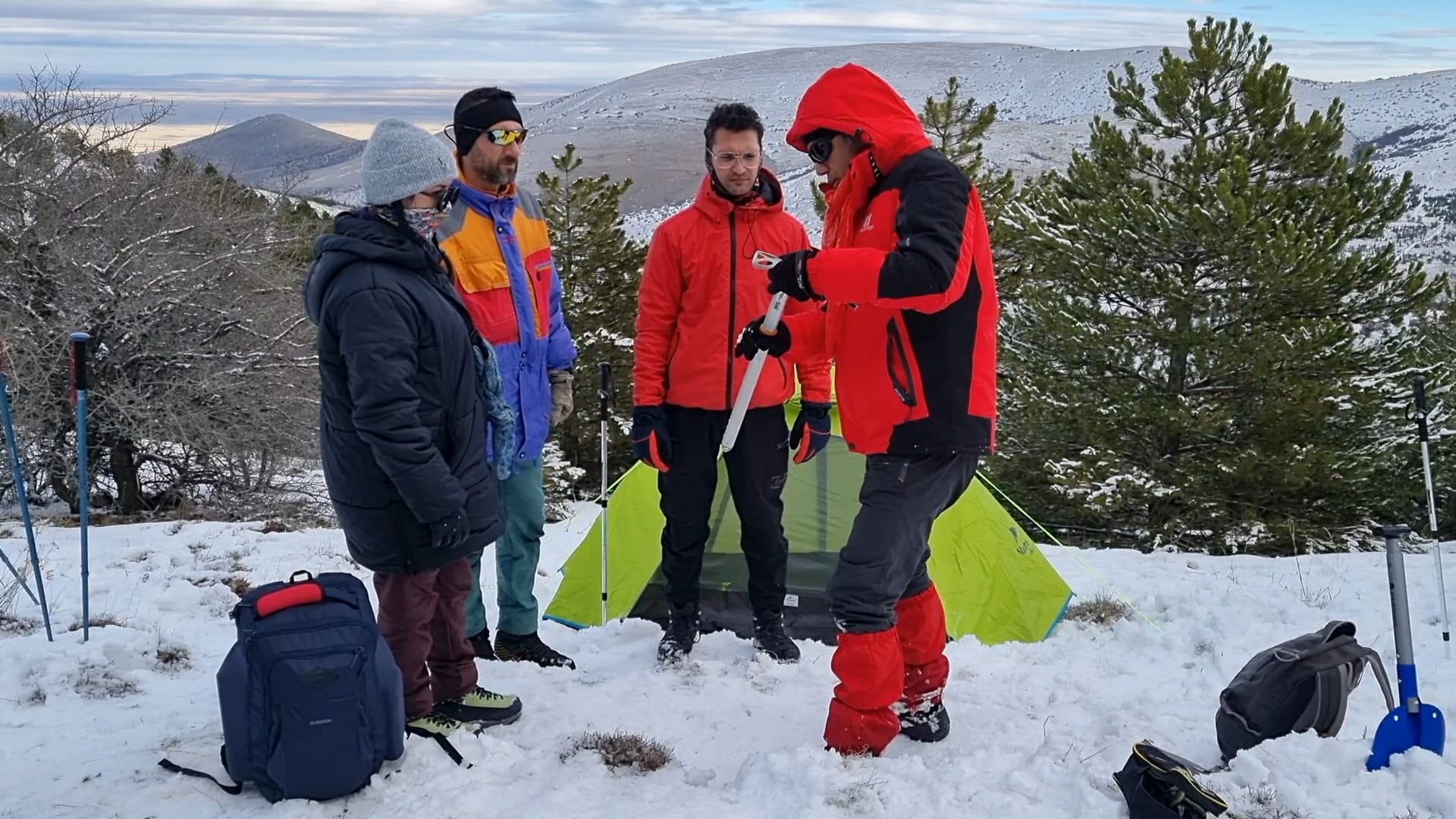 Dağcılar Kırşehir’de Zorlu Koşulları Aştı 2