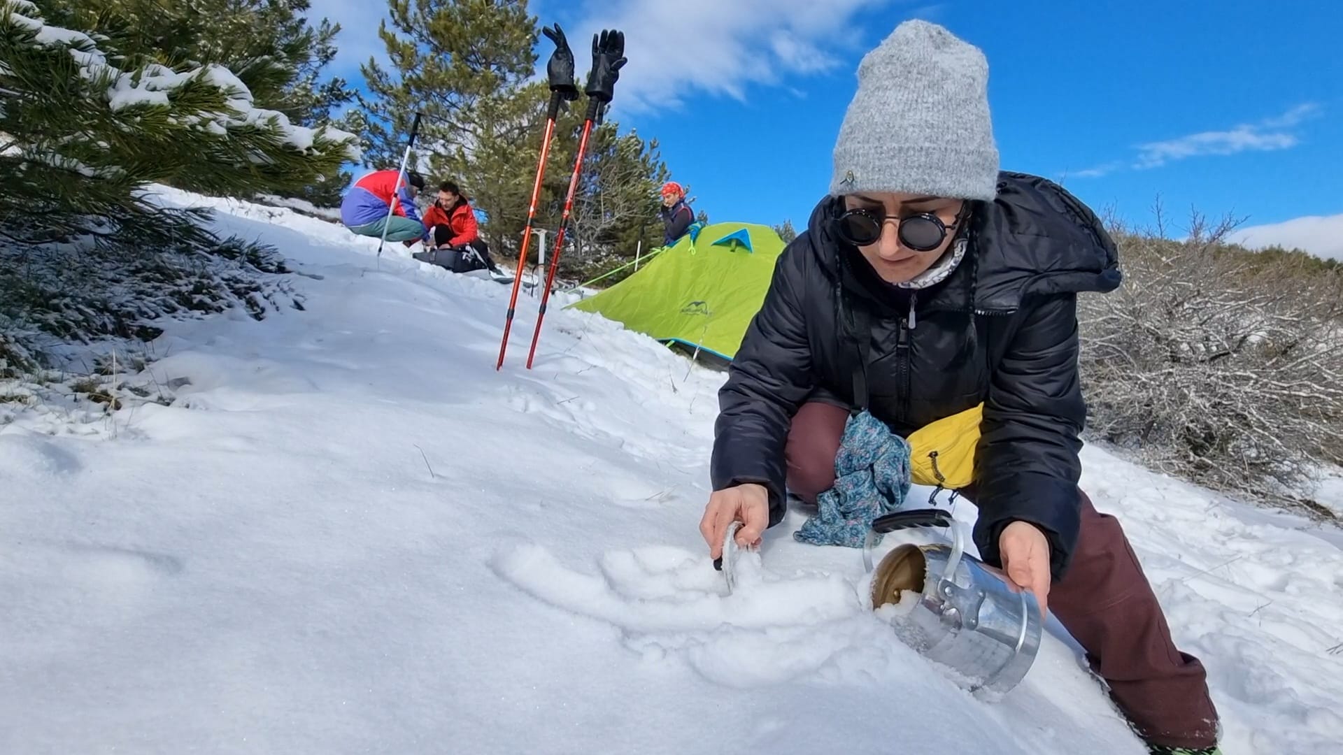 Dağcılar Kırşehir’de Zorlu Koşulları Aştı 3