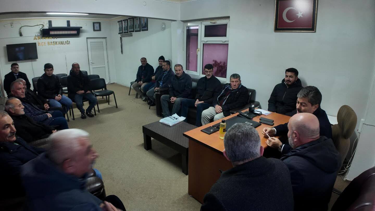 “Erkan Boztepe’de Teşkilat Ve Muhtarlarla Buluştu” 1