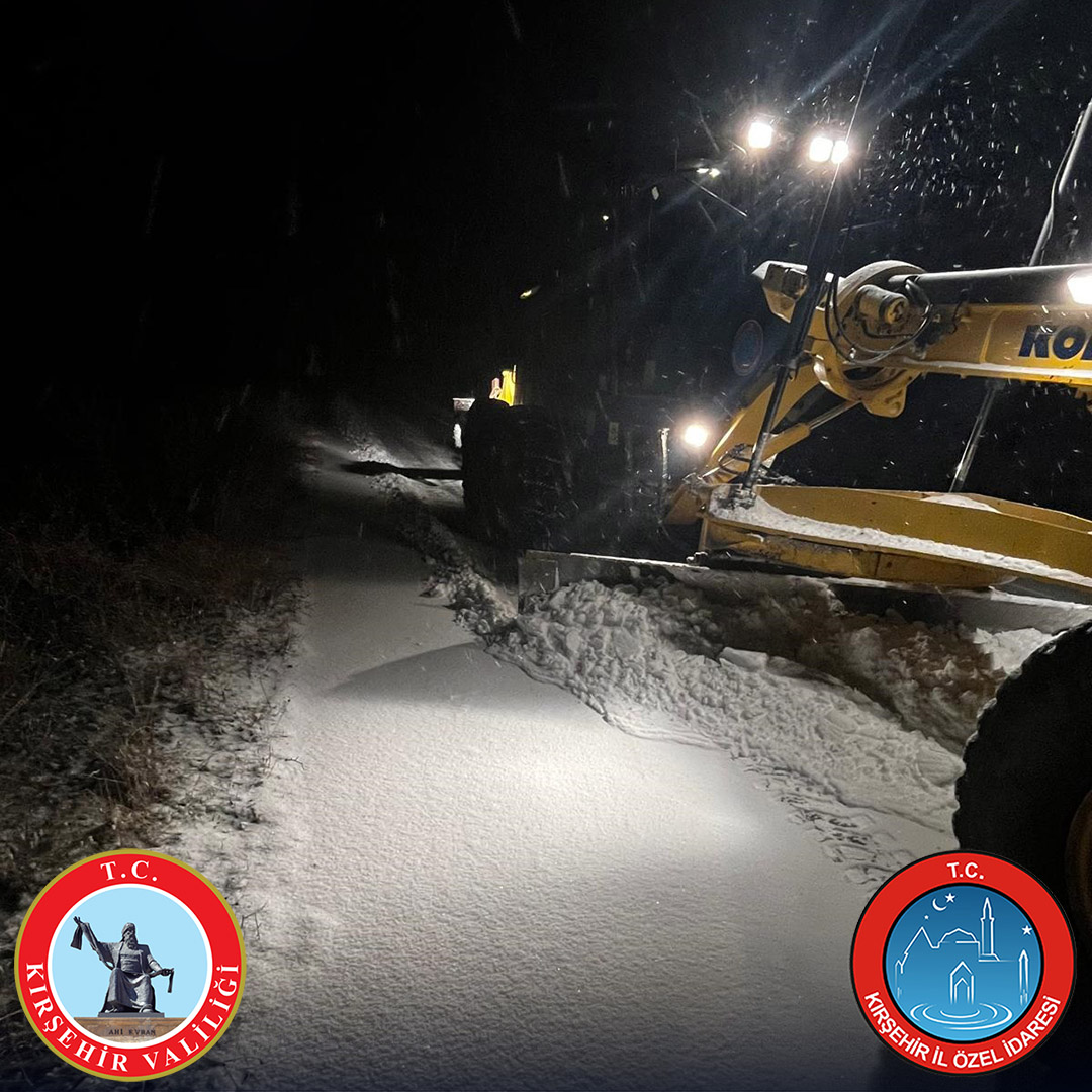 Karla Mücadelede Gece Gündüz Çalışmalar Sürüyor2