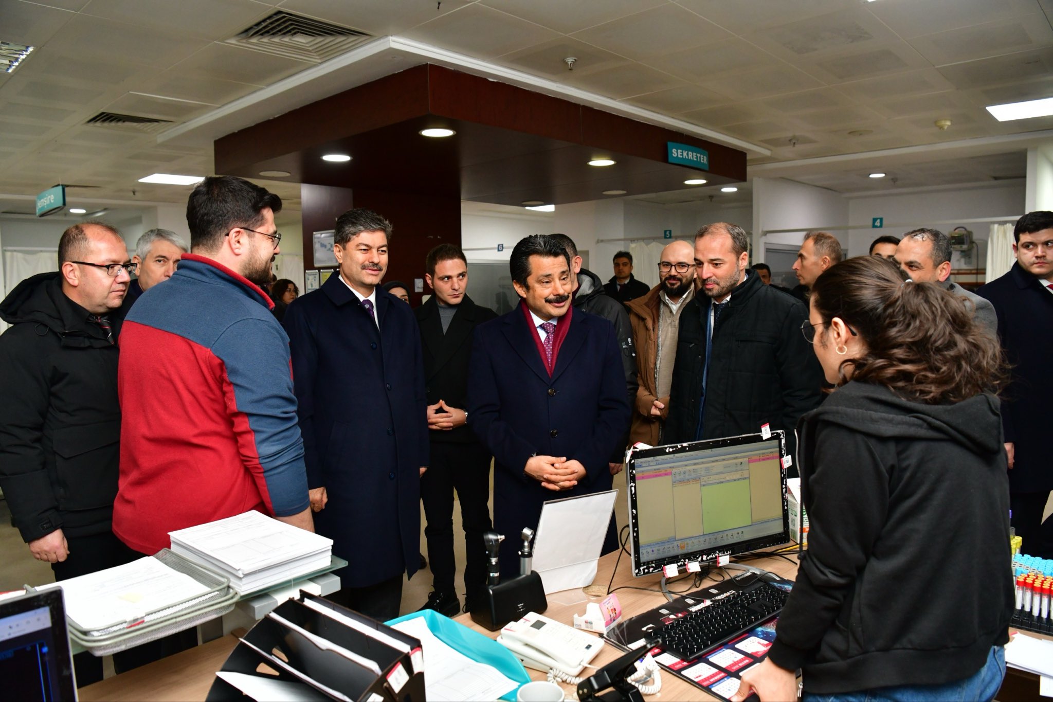 Kırşehir’de Gece Boyu Görevdeki Kahramanlar Ziyaret Edildi 3