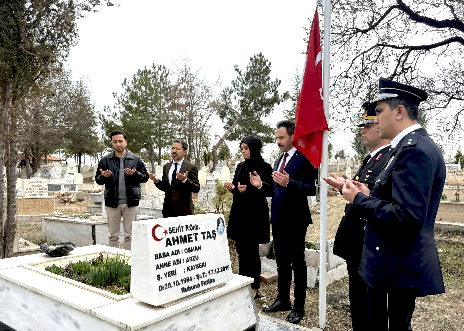 Çiçekdağı Protokolü Şehit Emanetlerini Unutmadı3