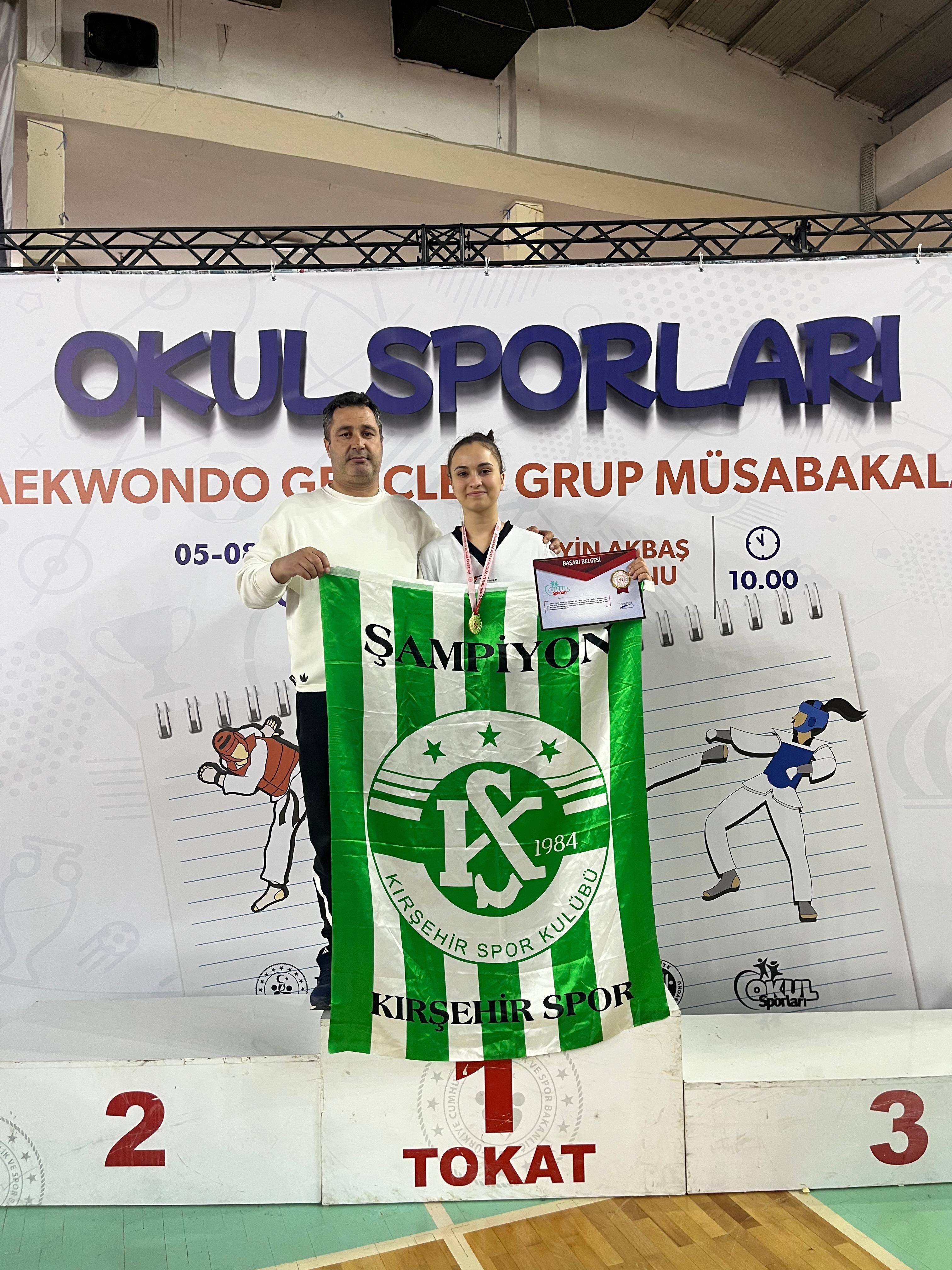 Eylül Traş Kırşehir’e Altın Madalya Kazandırdı