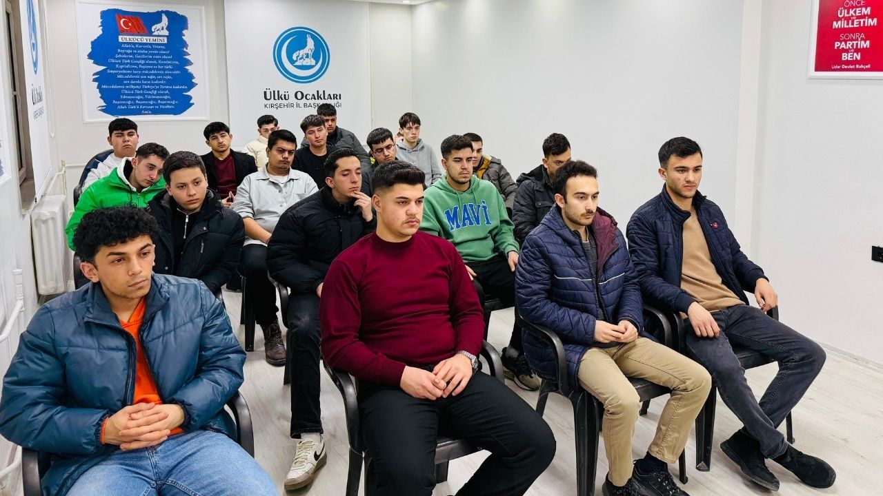 Kırşehir Ülkü Ocakları’nda Erkan Ile Gençler Buluştu (2)