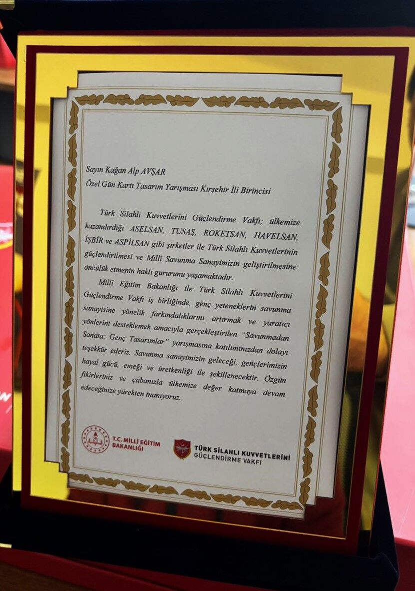 Kırşehir’in Genç Tasarımcıları Türkiye Genelinde Göğsümüzü Kabarttı (4)