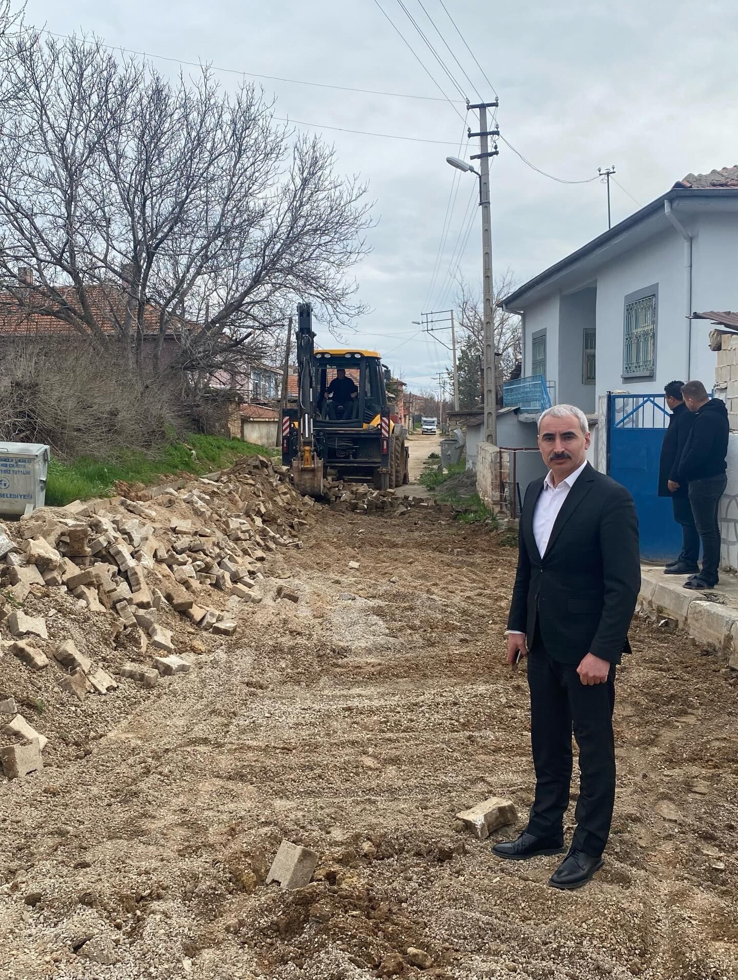 Kırşehir Özbağ’da Baraj Sokak Baştan Sona Yenileniyor 5