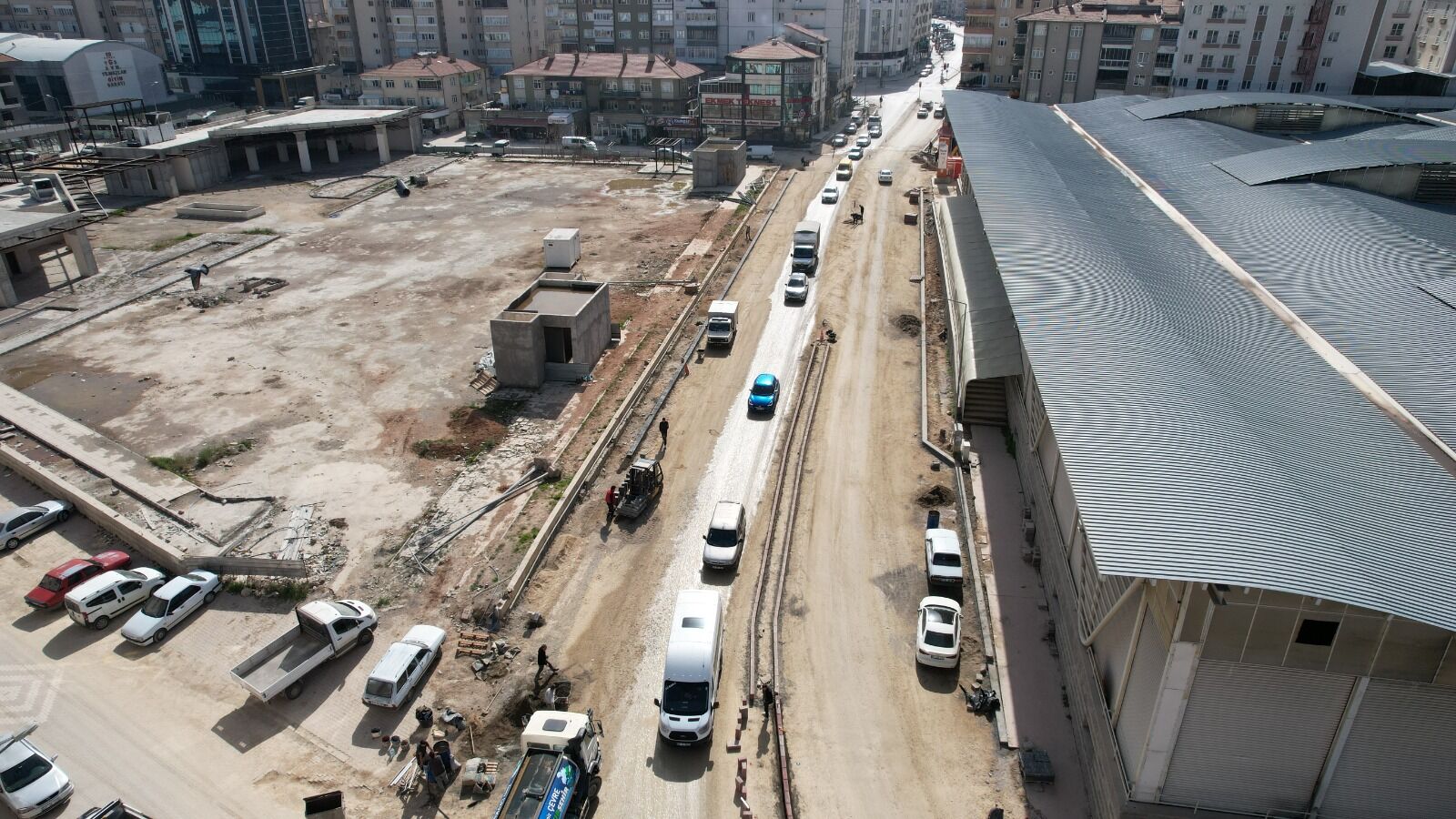 Kırşehir Pazaryeri Kavşağı’nda Çalışmalar Sona Yaklaştı-1