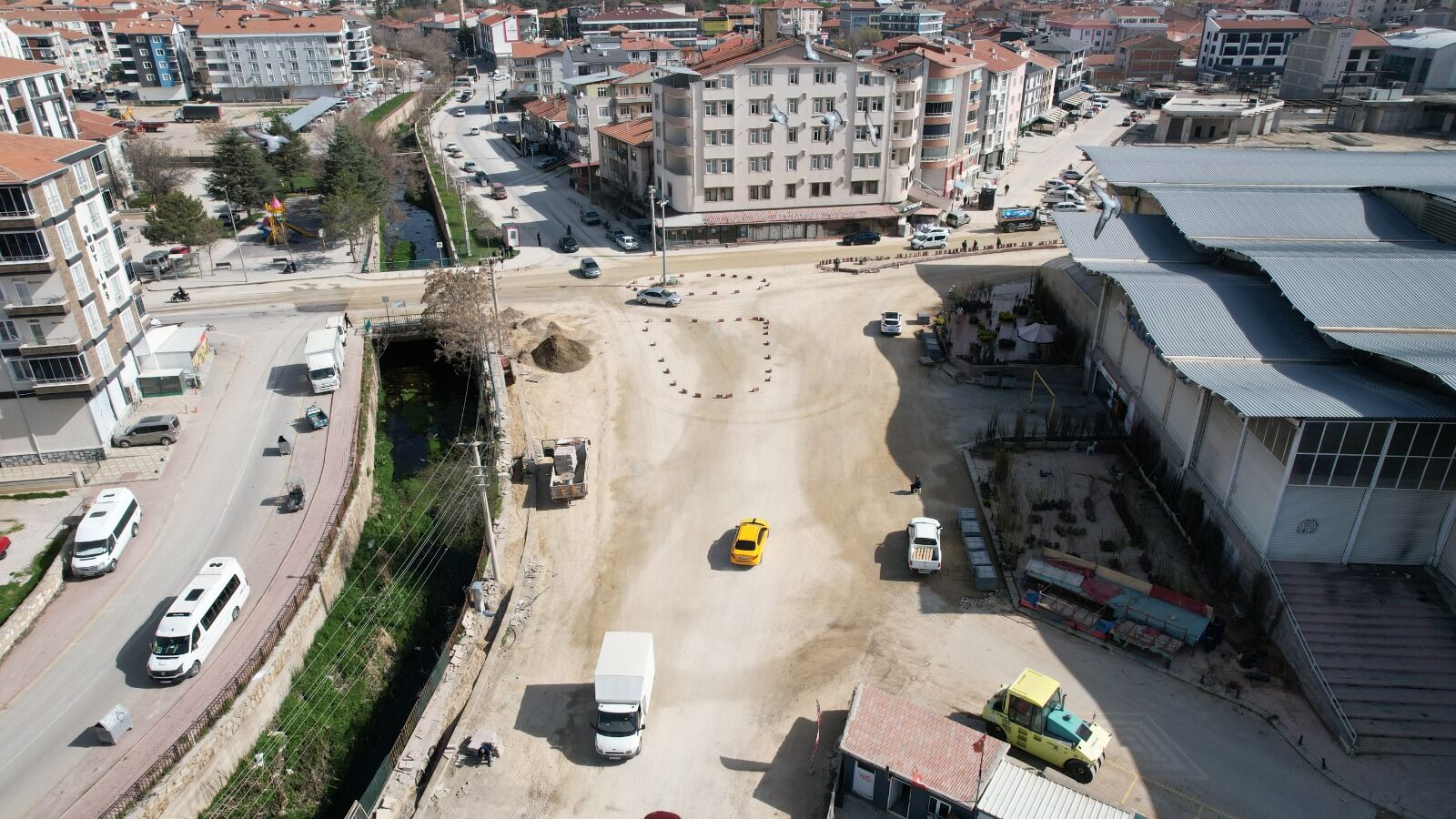 Kırşehir Pazaryeri Kavşağı’nda Çalışmalar Sona Yaklaştı 11-1