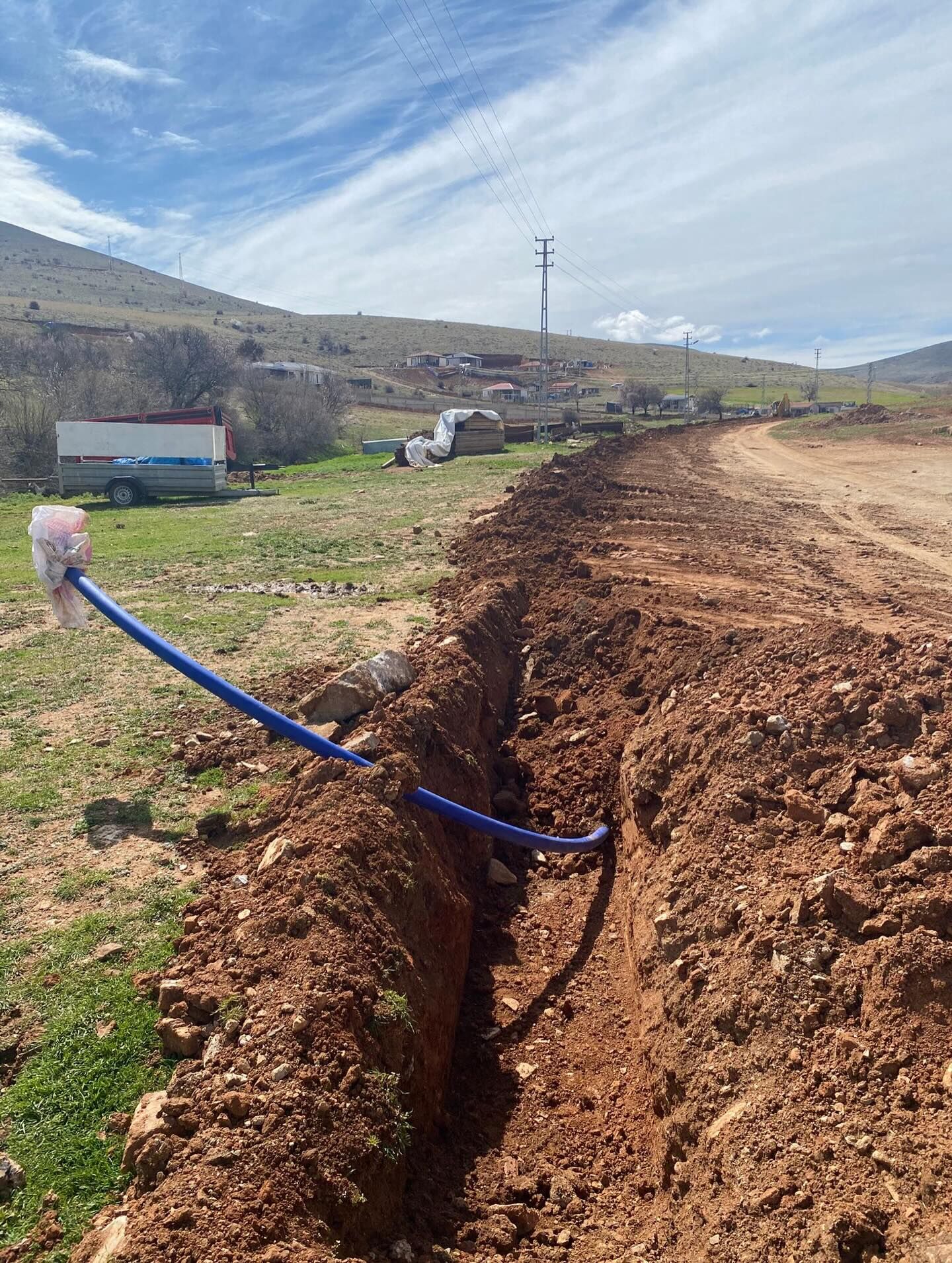 Özbağ’da 800 Metrelik Hat Tamamlandı 3