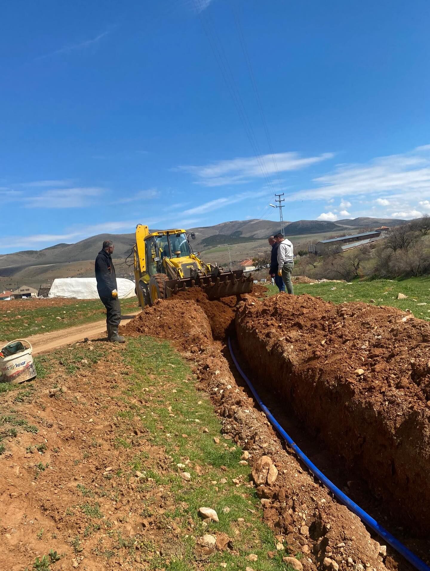 Özbağ’da 800 Metrelik Hat Tamamlandı