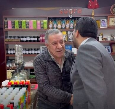 Başkan Demirci Esnafla Bayramlaştı (2)