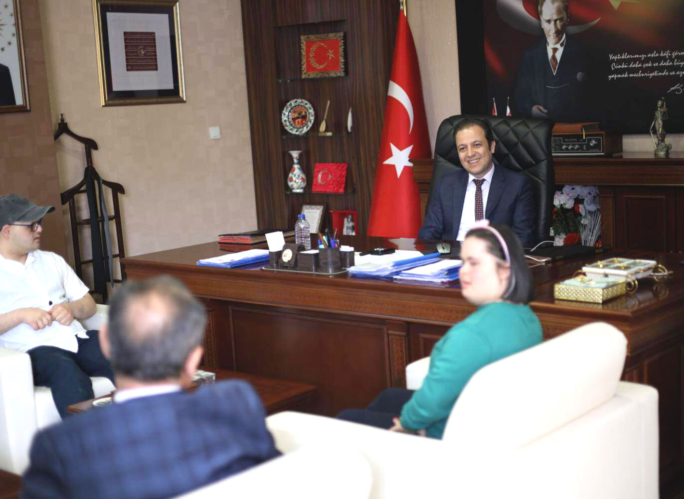 Özel Öğrenciler Kaymakamlık Makamında Ağırlandı (1)