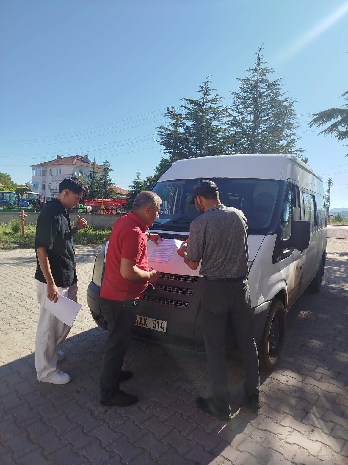 Akçakent’te Servis Araçları Tek Tek Denetlendi 3