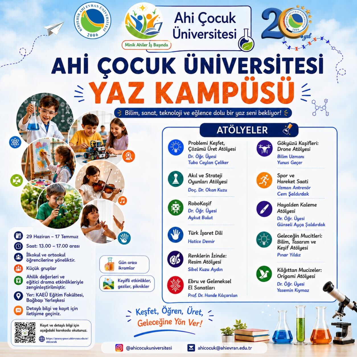 Kırşehir’de Çocuklar Için Bilim Ve Eğlence Dolu Yaz Kampı1