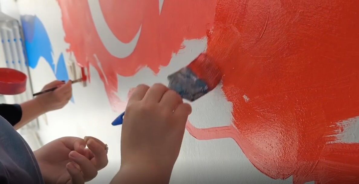 Kırşehir’de Okul Duvarları Sanatla Hayat Buldu (1)