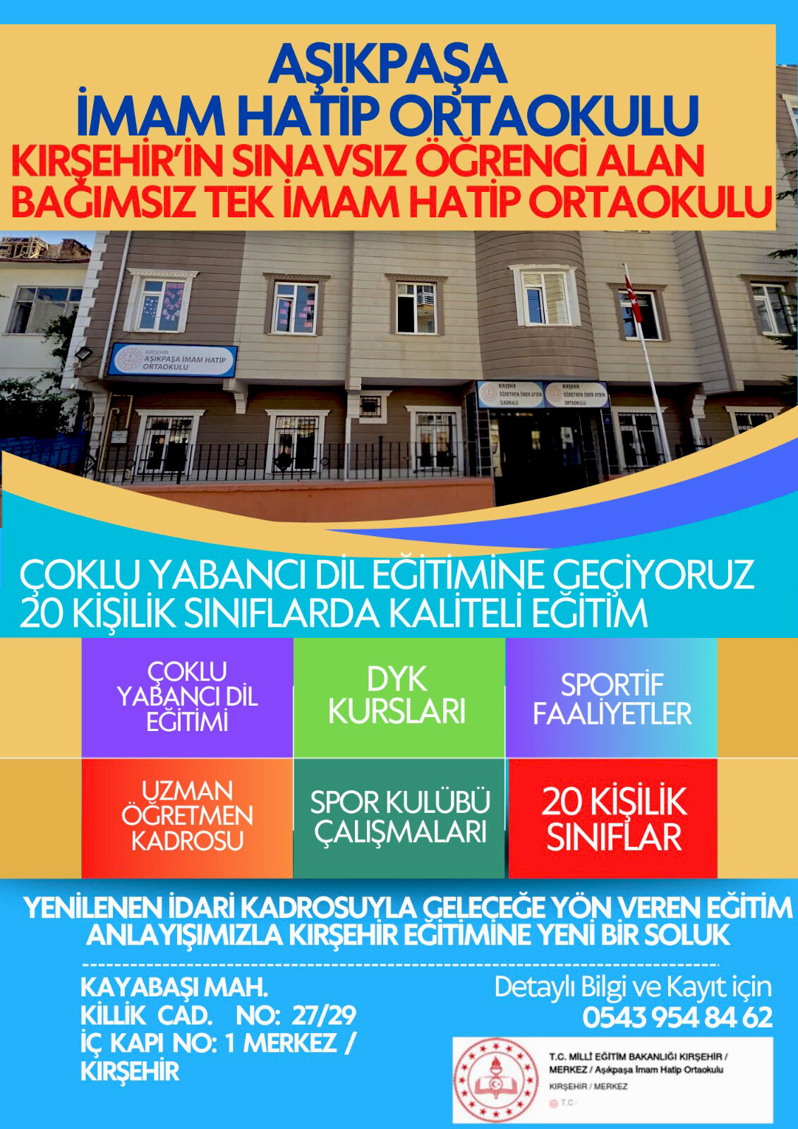 Aşıkpaşa İmam Hatip Ortaokulu'ndan Eğitimde Yeni Dönem!