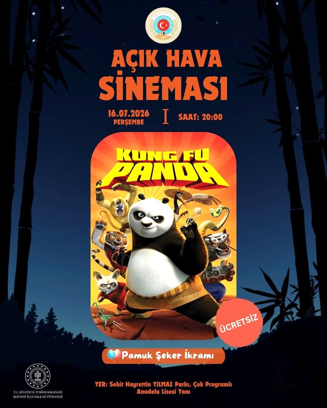 Boztepe’de Sinema Nostaljisi Yenilenen Yüzüyle Geri Dönüyor