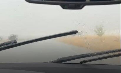 Kayseri Kırşehir Yolunda Sağanak Alarmı! Göz Gözü Görmedi (2)