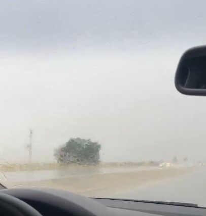 Kayseri Kırşehir Yolunda Sağanak Alarmı! Göz Gözü Görmedi (3)