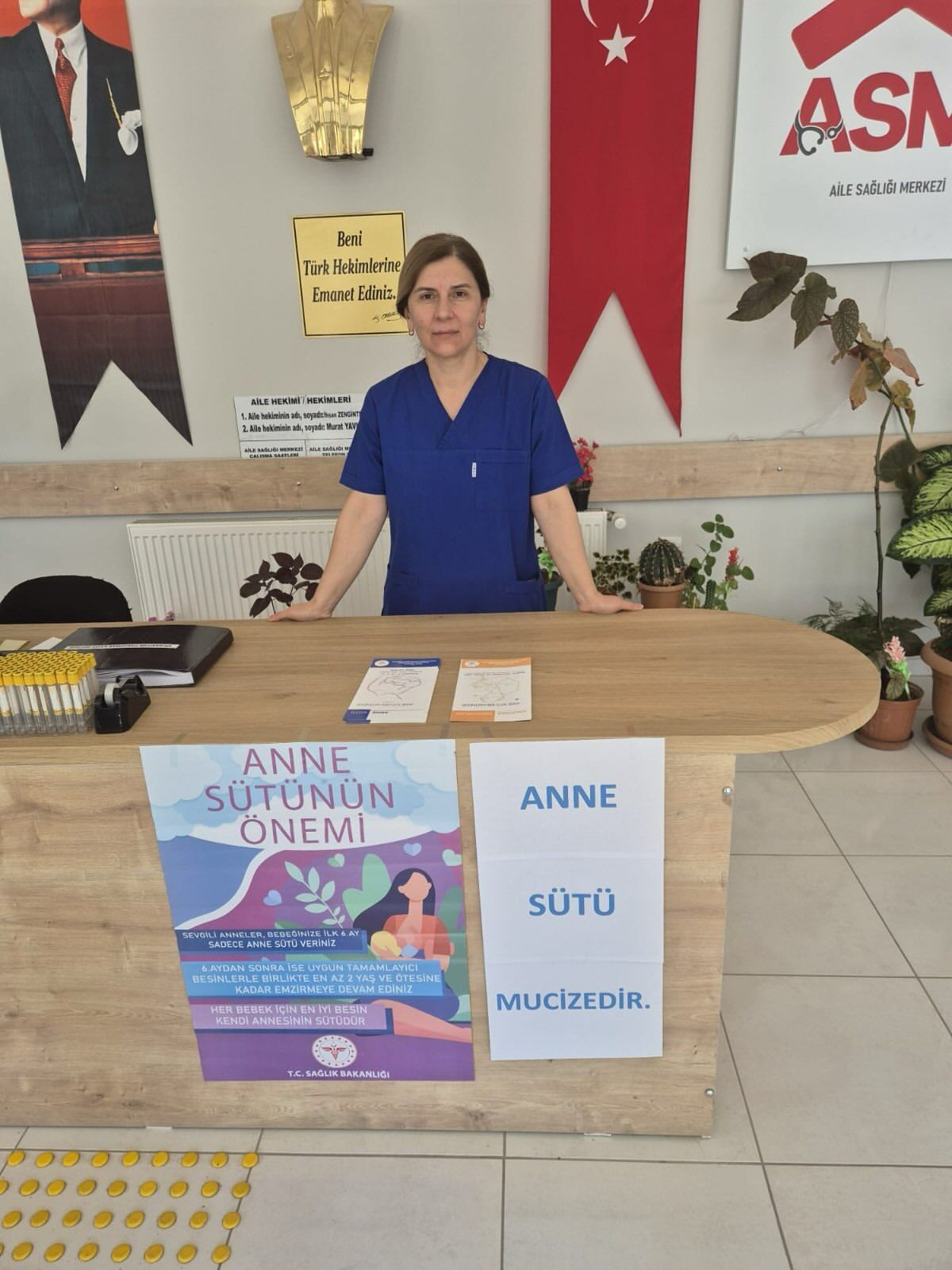 “Geleceğin Sağlıklı Nesilleri Için Ilk Adım Anne Sütü!”Toplum Sağlığı Merkezimiz, 1 7 Ağustos D