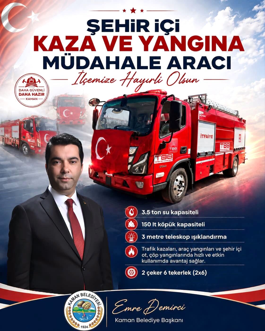Kaman’da Acil Müdahale Gücü Artıyor (1)