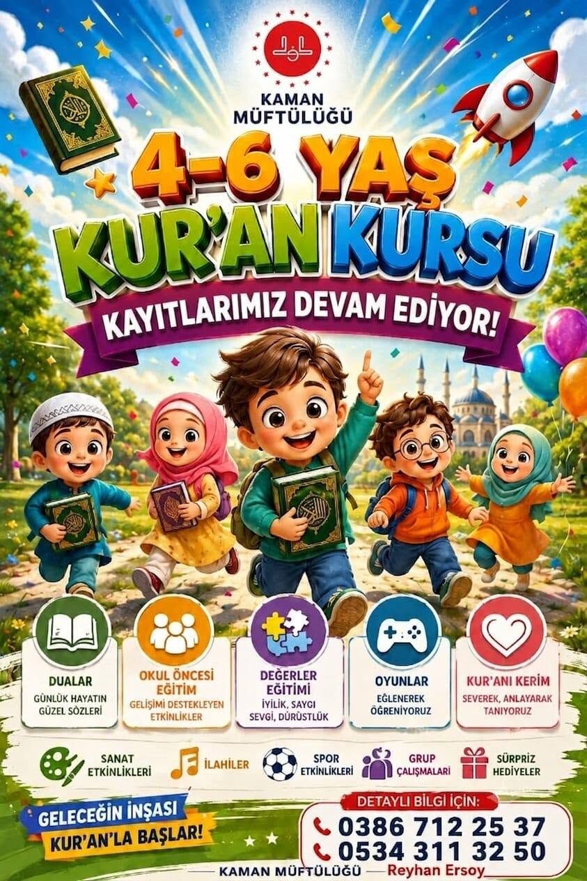 Kaman’da Çocuk, Genç Ve Yetişkinler Için Kur’an Kursu Fırsatı (3)