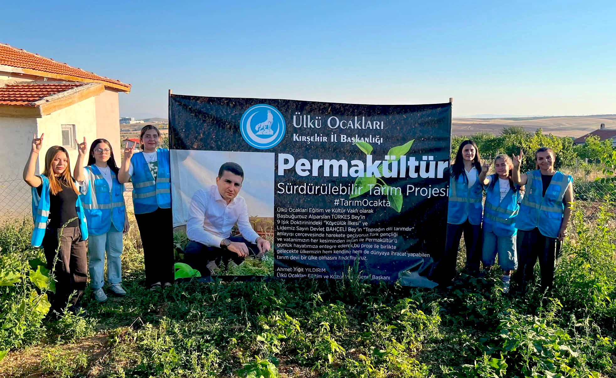 Kırşehir Ülkü Ocakları’nda Permakültür Projesi’nde Hasat Heyecanı (7)
