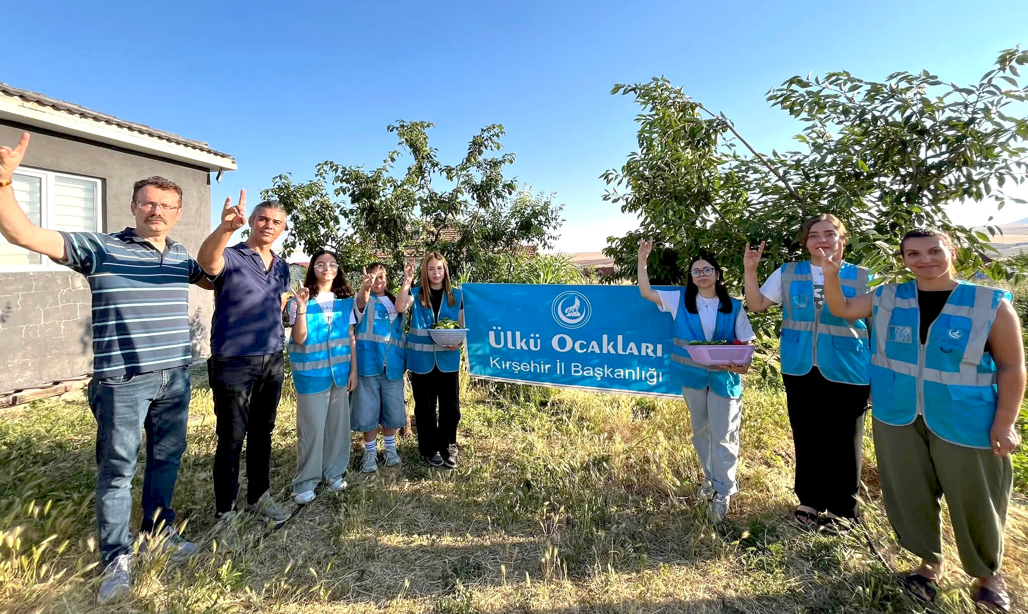 Kırşehir Ülkü Ocakları’nda Permakültür Projesi’nde Hasat Heyecanı (8)