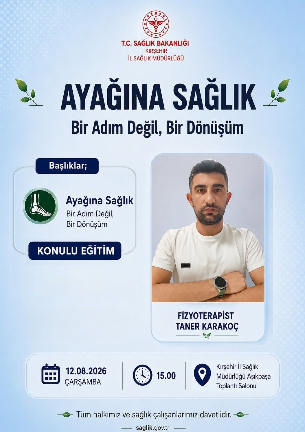Kırşehir’de Ayak Sağlığına Dikkat Çekilecek-1