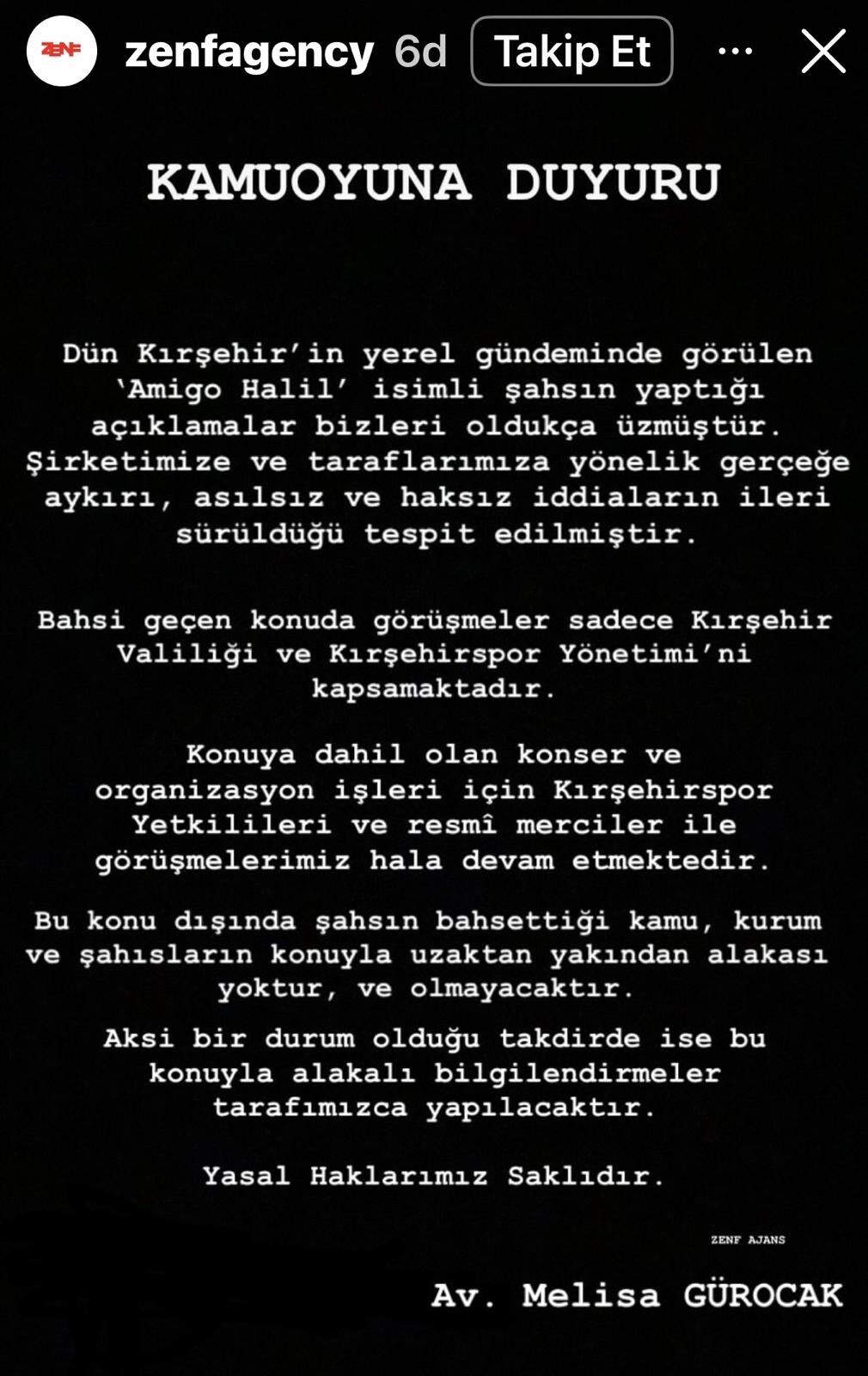 Kırşehir’de Gündem Olan Açıklamaya Yanıt Geldi 1