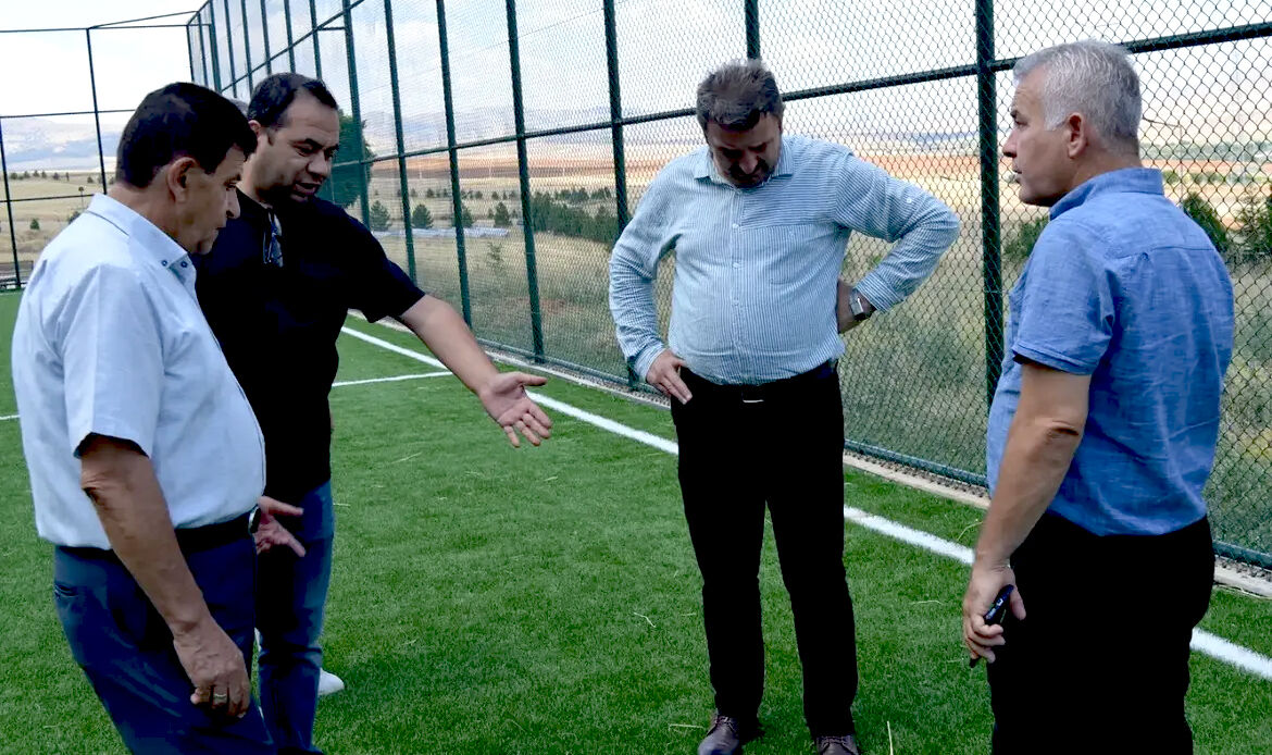 Kırşehir’in Spor Altyapısı Güçleniyor, Yeni Tesislerde Çalışmalar Sürüyor (7)