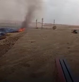 Mucur’da Arazi Yangınına Itfaiye Ekiplerinden Hızlı Müdahale (1)