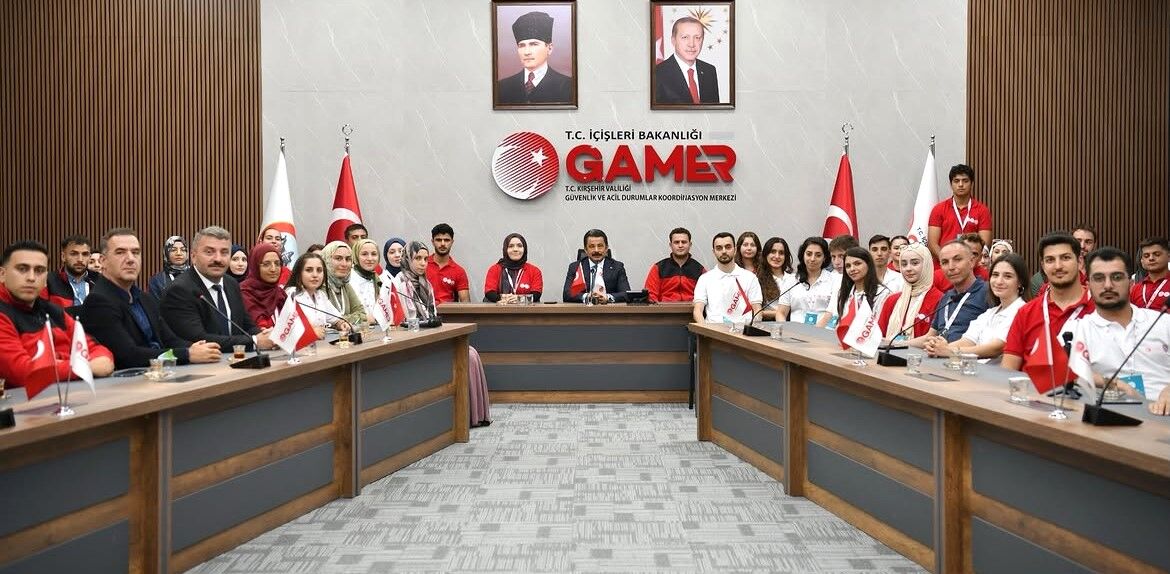 81 Ilden Kırşehir’e Uzanan Buluşmada Vali Demiryürek Gençlerle Buluştu (1)