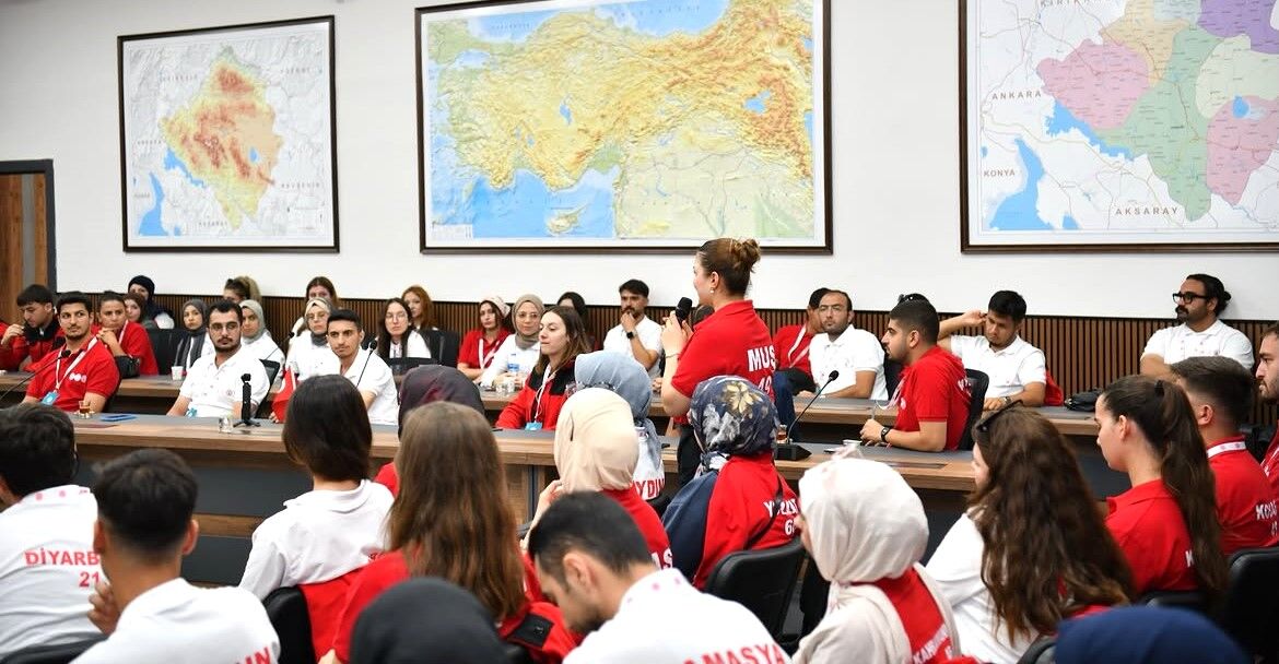 81 Ilden Kırşehir’e Uzanan Buluşmada Vali Demiryürek Gençlerle Buluştu (2)