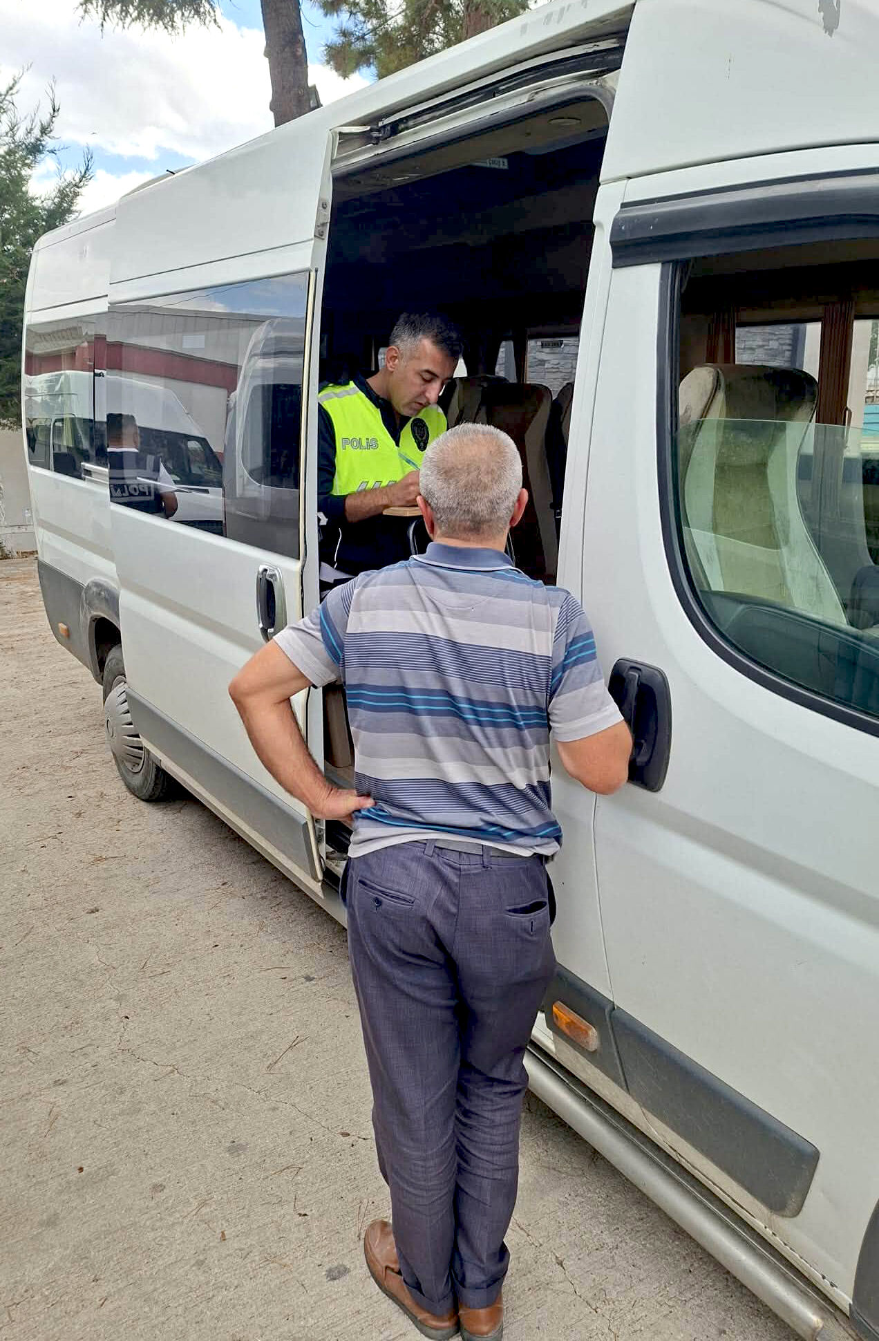 Çiçekdağı’nda Öğrenci Servislerine Sıkı Denetim (1)