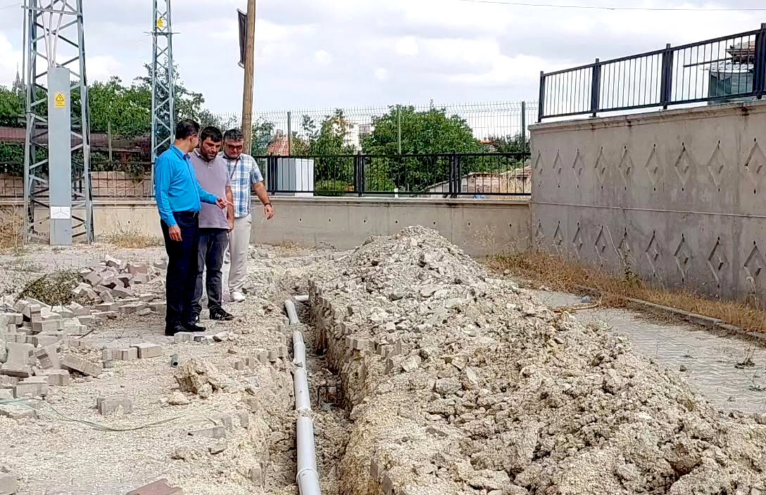 Çiçekdağı’nda Okullarda Fiziki Iyileştirme Çalışmaları Sürüyor (2)