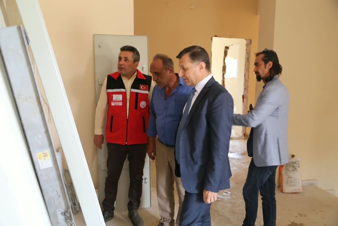 Kaman İlçemi̇zde İnşaasi Devam Eden Engelsi̇z Yaşam Merkezi̇ Çalişmalarini Yeri̇nde İnceledi̇k…İl Müd (3)