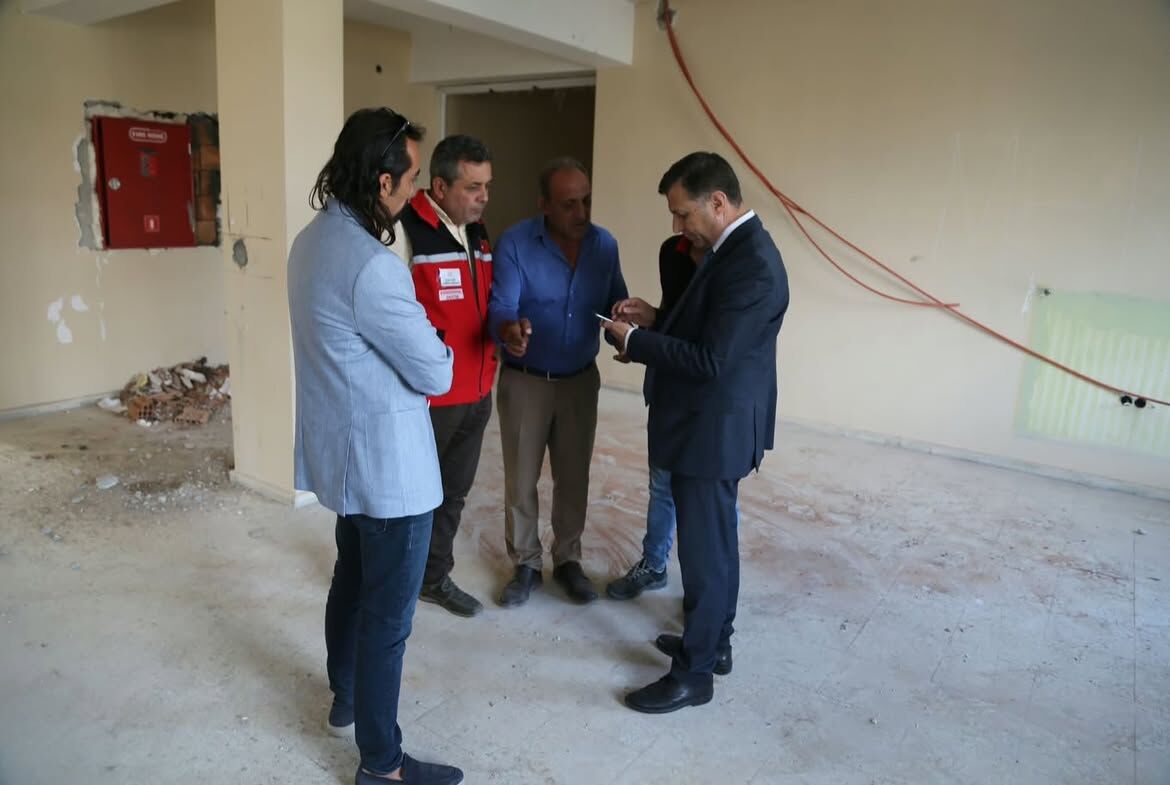 Kaman İlçemi̇zde İnşaasi Devam Eden Engelsi̇z Yaşam Merkezi̇ Çalişmalarini Yeri̇nde İnceledi̇k…İl Müd (7)