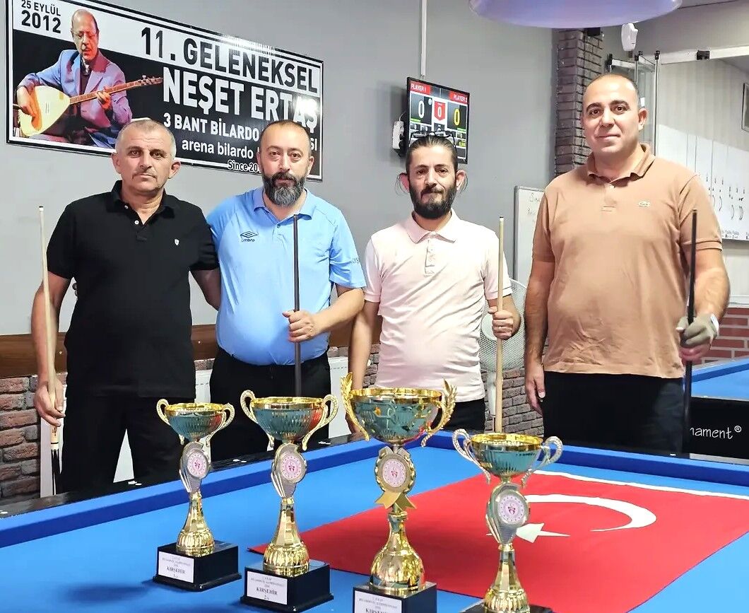 Kırşehir’de 3 Bant Bilardo İl Şampiyonası Nefes Kesti (4)