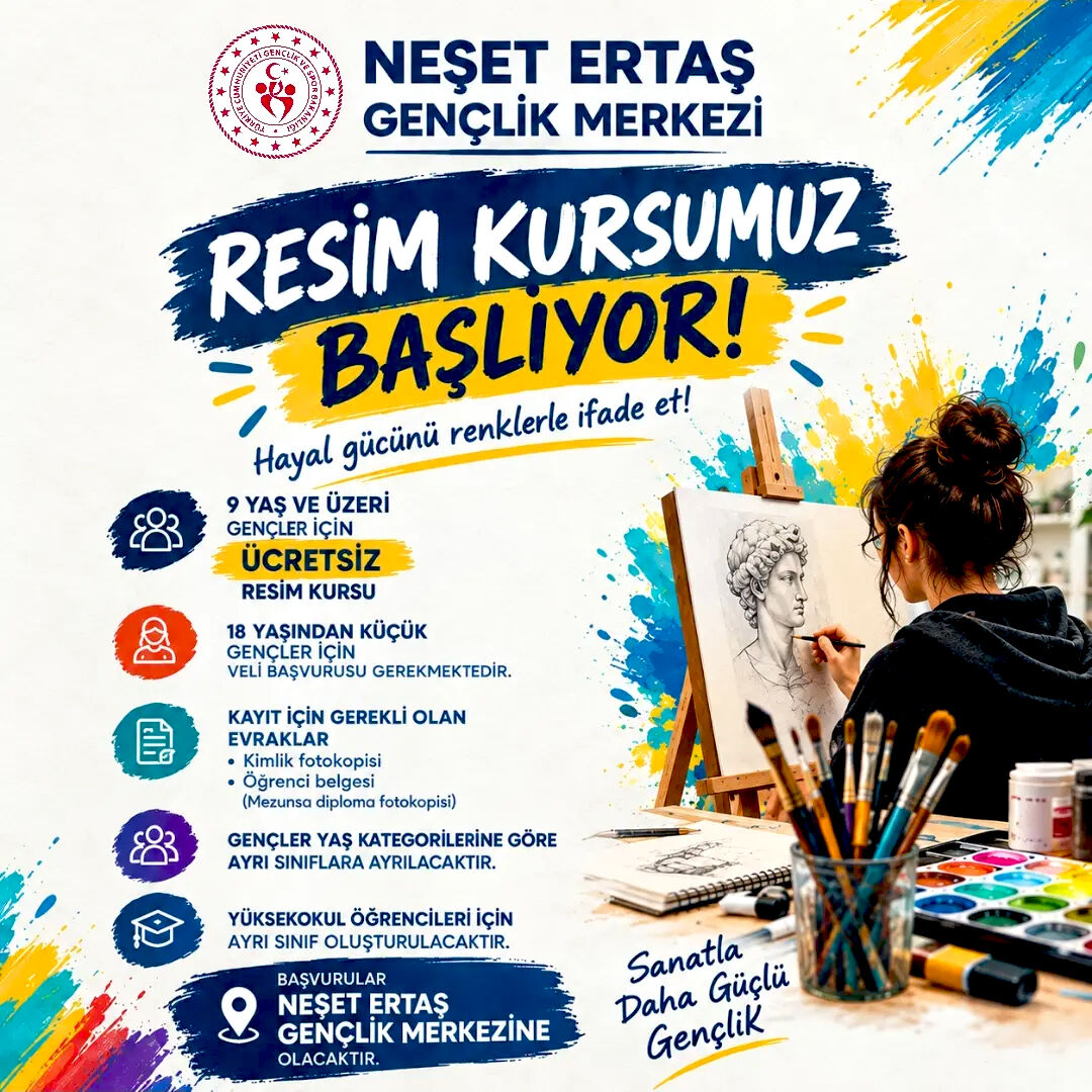 Kırşehir’de 9 Yaş Ve Üzeri Gençlere Ücretsiz Sanat Fırsatı (1)