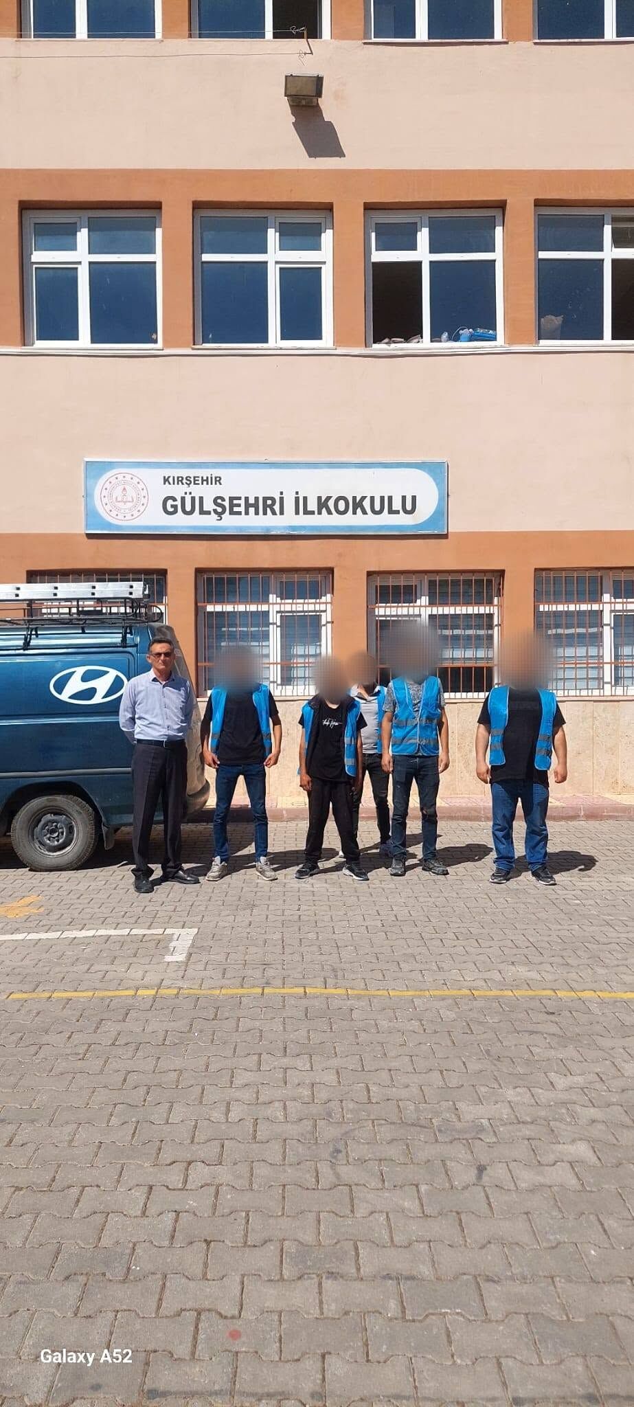 Kırşehir’de Gülşehri İlkokulu Yeni Eğitim Dönemine Hazırlanıyor
