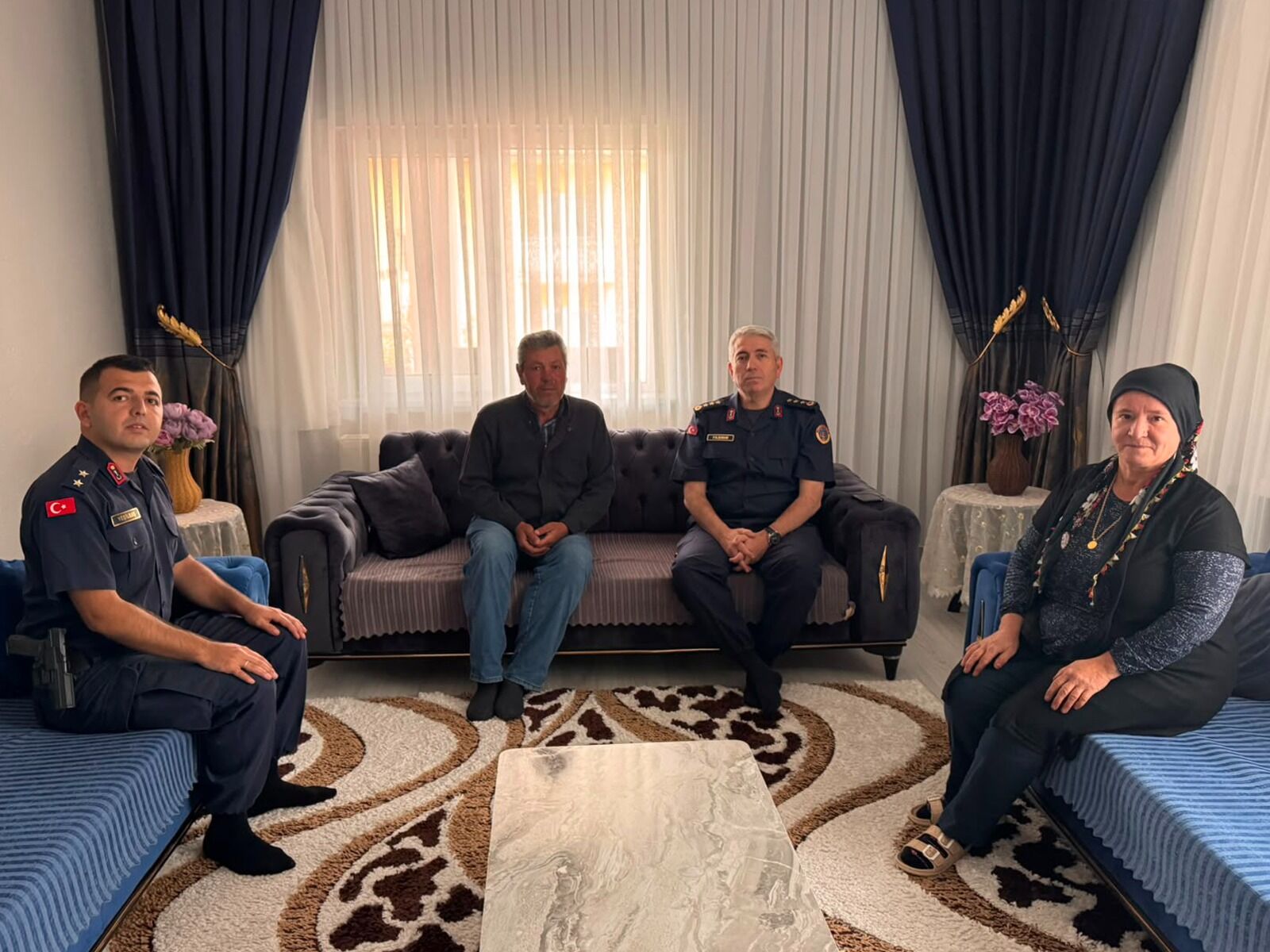 Kırşehir’de İl Jandarma Komutanı Yıldırım Gazilerle Buluştu 1
