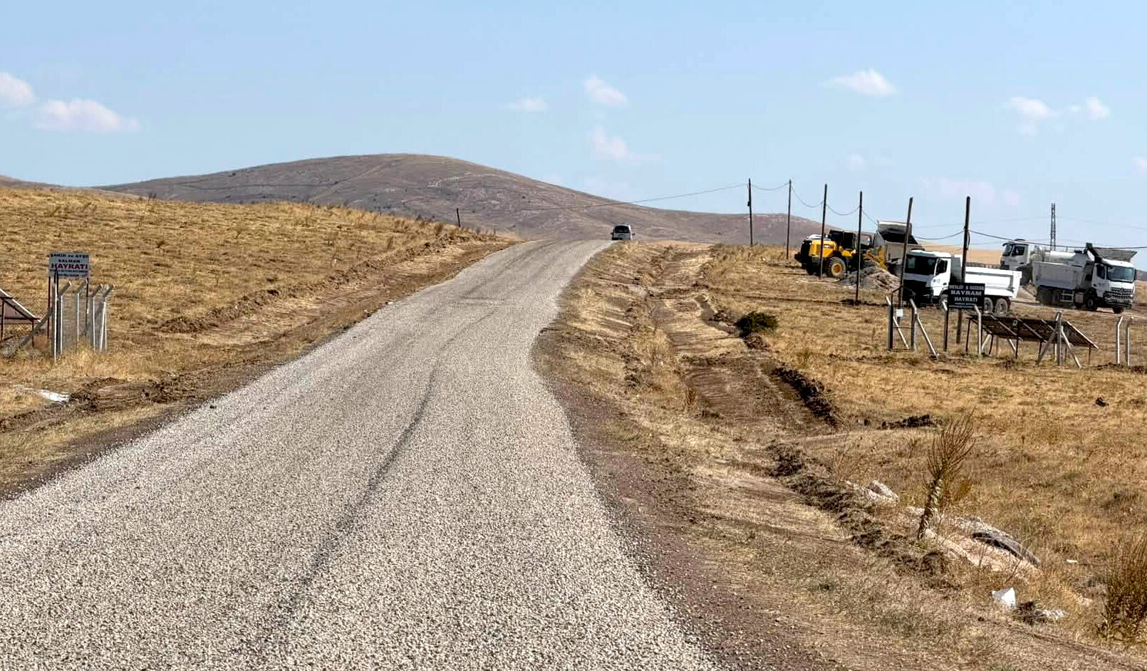 Köy Yolunda 5 Kilometrelik Çalışma Tamamlandı (1)
